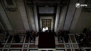 Rito de apertura de la Puerta Santa por el Papa Francisco para la inauguración del Jubileo 2025