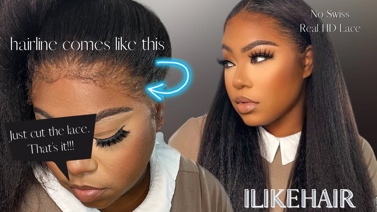 Hyperrealism Kinky Edge Hd Lace Frontal Ventilated Wig 22 Ft