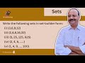 Write the following sets in set-builder form: {3,6,9,12}, {2,4,8,16,32}, {5, 25, 125, 625}, {2,4,6..