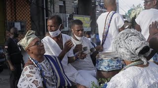 Brazilians celebrate Yemanja tradition dedicated to Covid-19 victims | AFP