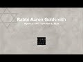 Rabbi Aaron Goldsmith