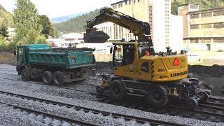 Liebherr 922 rail and Iveco Eurotrakker