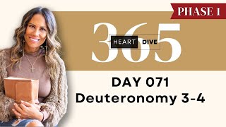 Day 071 Deuteronomy 3-4 | Daily One Year Bible Study | Audio Bible Reading with Commentary