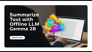 Offline AI Text Summarizer with Gemma 2B | LangChain + CPU Setup