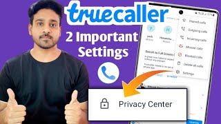 2 important truecaller settings | truecaller hidden features | truecaller app setting 🔥