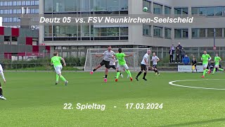 Fussball Landesliga Deutz 05 vs. FSV Neunkirchen Seelscheid