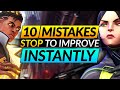 10 Things Everyone Does WRONG in Valorant - Mistakes You MUST STOP - Pro Tips and Tricks Guide