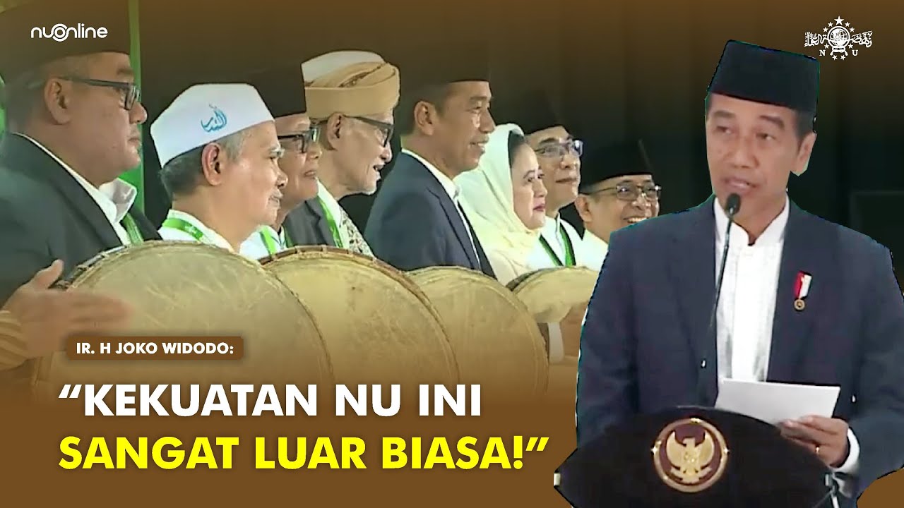 [Full] Sambutan Presiden Jokowi Dalam Pembukaan Munas Dan Konbes NU ...