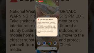 Google Pixel Android 15 Wireless Emergency Alert Screen & Sound