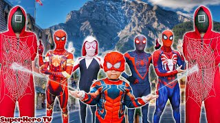 What If 6 SUPERHERO in 1 HOUSE ???  || Hey All Spider-Man, Go To Trainning Nerf