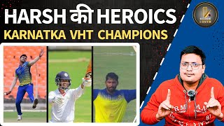 Harsh Dubey's Heroics in Vain, Karnataka 5th Time Vijay Hazare Champions