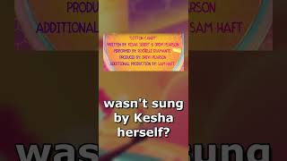Did you know that Kesha didn't sing "Cotton candy" in #helluvaboss s1e8?