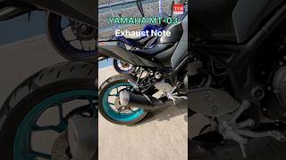 Yamaha MT-03 Exhaust Note #toiautoshorts