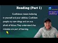 មេរៀនអង់គ្លេស building confidence អានអត្ថបទ ការបង្កើនភាពជឿជាក់