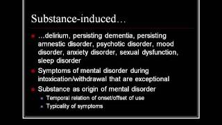 Substance Disorders