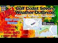 🔴 Live! Gulf Coast Severe Weather - Winter Storm Warnings - Possible Tornado Outbreak