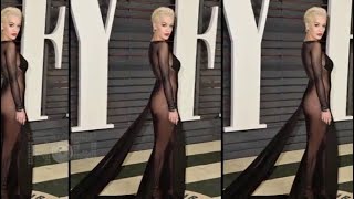 Rita Ora s dare bare look at the 2015 Oscar Party