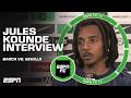 'VERY POSITIVE VIBES!' 🙌 - Jules Kounde on Barca's win vs. Sevilla & Gavi's return | ESPN FC