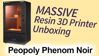 Phenom Noir Resin Printer Unboxing