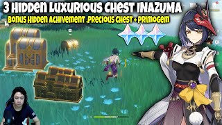 3 Hidden Luxurious Chest INAZUMA + Bonus Hidden Achivement,Primogem & Precious Chest