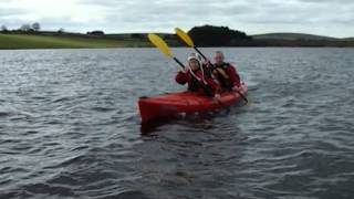 Paddling on the Perception Prodigy II kayak