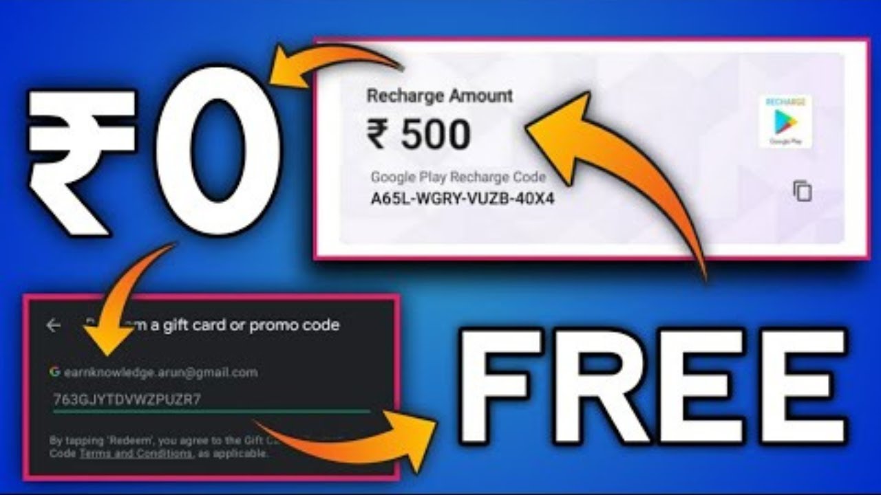 Free Rs 500 Redeem Code In 5 Minutes 2022 Free Google Redeem Code
