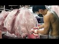 สุดยอดฝีมือ การชำแหละหมู The Ultimate Knife Skills - Pork Cutting Skills | How To Butcher A Pig