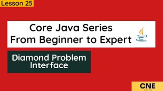 Lesson 25 - Diamond Problem and Interface | Import Packages | Core Java Tutorial For Beginners