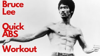 Bruce lee Quick ABS workout for 6 pack ABS