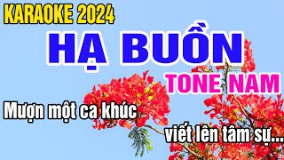 Karaoke Hạ Buồn Tone Nam Nhạc Sống gia huy beat