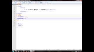 Include and Require Function in PHP - Web development Tutorial Lecture 16