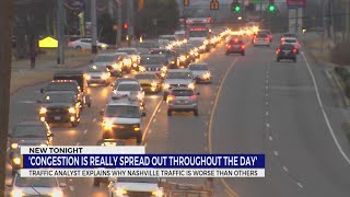 Traffic analyst explains why Nashville traffic is worse than other cities
