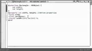 Objective C Programming Tutorial 30 Starting the Rectangle Class YouTube