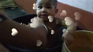 💐my little ange🌹 ର କେମିତି ମୁଣ୍ଡ ସଫା ହଉଚି 🌹#little #angel #baby #girl #video #viral💐