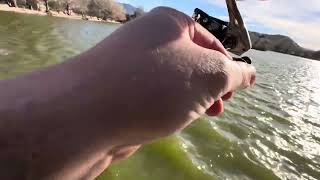 Catching Trout! Hesperia Lake! Drop Shot!