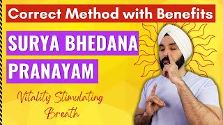 How to do Surya Bhedana (Vitality Stimulating Breath)| Benefits & Precautions of Surya Bhedana