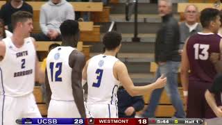 Westmont College vs. UC Santa Barbara Full Highlights | NCAA Basketball | January 2, 2020
