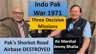 1971 India Pakistan War | Western Sector | Attack on Air Base | Shorkot Road | Jimmy Bhatia #part 4