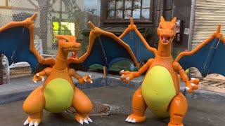 Jazwares POKEMON SELECT CHARIZARD comparison and review!! D Arts vs Jazwares!