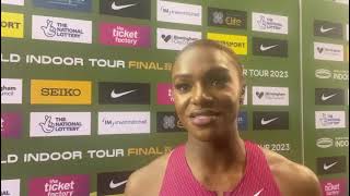 "I was looking for a 6.9 and I had it in me" | Dina Asher-Smith on breaking own British 60m record