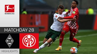 Borussia M'gladbach - 1. FSV Mainz 05 1-1 | Highlights | Matchday 28 – Bundesliga 2021/22