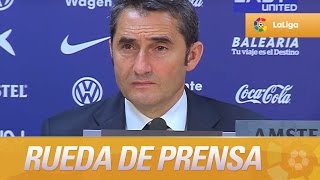 Valverde: "No hemos sido superiores al Levante"