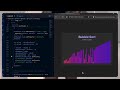ASMR Programming: Colorful Bubble Sort with JavaScript | No Talking