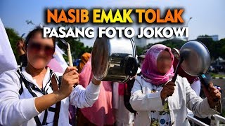 Nasib Emak Terciduk Tolak Pasang Foto Jokowi, Anies Malah Leha leha di AS