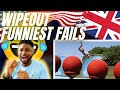 🇬🇧BRIT Reacts To WIPEOUT - THE FUNNIEST FAILS!