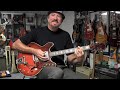 1960s airline harmony h78 guitar demo