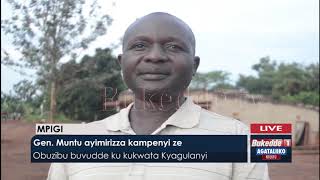 Agataliikonfuufu: Gen. Muntu ayimirizza kampeyini ze. Obuzibu buvudde ku kukwata kyagulanyi.