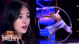 Breathtaking cyr wheel performance LEAVES THE AUDIENCE WANTING MORE! | China's Got Talent 2019 中国达人秀