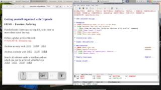 OrgMode E02S05: Archiving