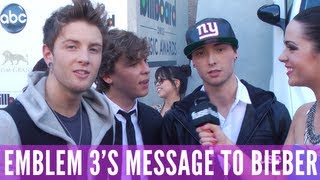 Emblem 3 To Bieber: Get Your Monkey Back!!